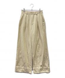 la peau de gem（ラポドゥジェム）の古着「コーデュロイパンツ」｜ベージュ