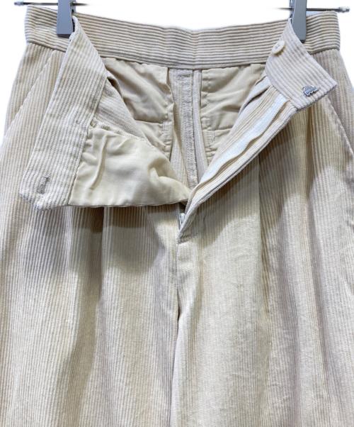 la peau de gem（ラポドゥジェム）la peau de gem (ラポドゥジェム) コーデュロイパンツ ベージュ サイズ:Mの古着・服飾アイテム