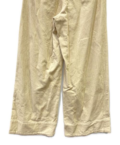 la peau de gem（ラポドゥジェム）la peau de gem (ラポドゥジェム) コーデュロイパンツ ベージュ サイズ:Mの古着・服飾アイテム