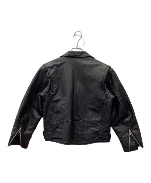 HARLEY-DAVIDSON（ハーレーダビッドソン）HARLEY-DAVIDSON (ハーレーダビッドソン) 90s USA製 ダブルライダースレザージャケット ブラック サイズ:10の古着・服飾アイテム