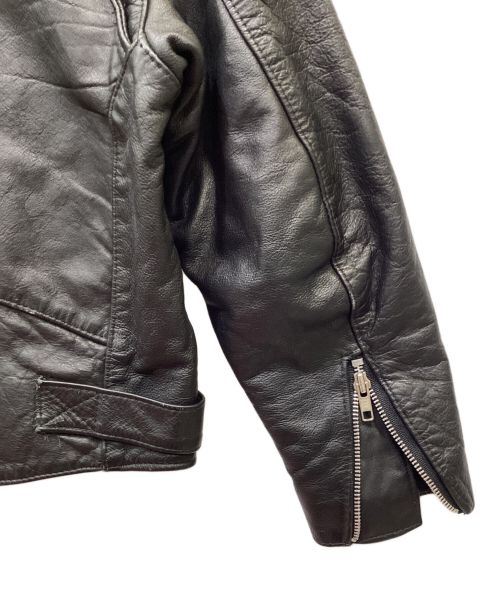 HARLEY-DAVIDSON（ハーレーダビッドソン）HARLEY-DAVIDSON (ハーレーダビッドソン) 90s USA製 ダブルライダースレザージャケット ブラック サイズ:10の古着・服飾アイテム