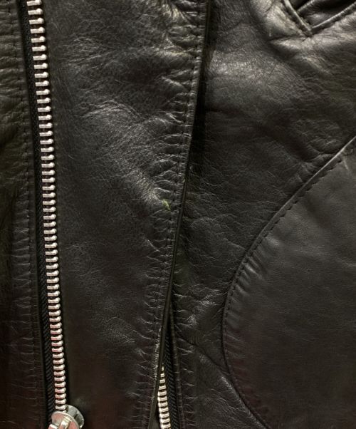 HARLEY-DAVIDSON（ハーレーダビッドソン）HARLEY-DAVIDSON (ハーレーダビッドソン) 90s USA製 ダブルライダースレザージャケット ブラック サイズ:10の古着・服飾アイテム