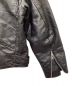 中古・古着 HARLEY-DAVIDSON (ハーレーダビッドソン) 90s USA製 ダブルライダースレザージャケット ブラック サイズ:10：9000円