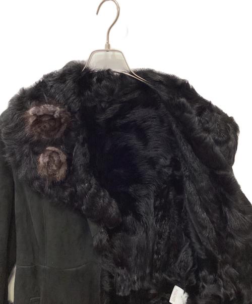 INGEBORG（インゲボルグ）INGEBORG (インゲボルグ) ファーコート ブラック サイズ:9の古着・服飾アイテム