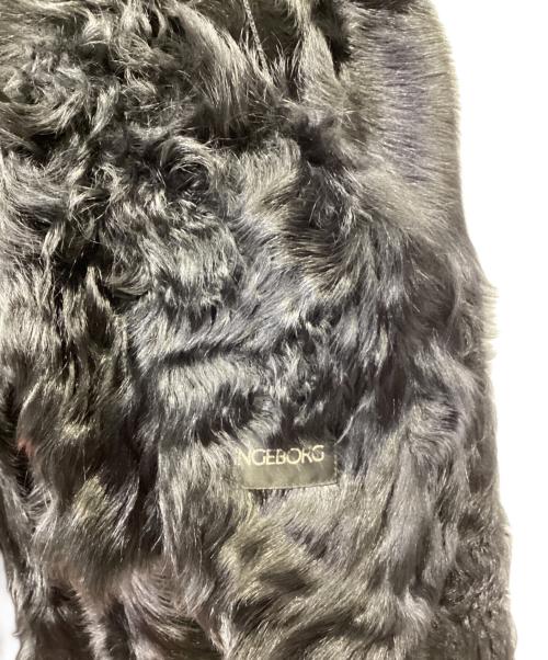 INGEBORG（インゲボルグ）INGEBORG (インゲボルグ) ファーコート ブラック サイズ:9の古着・服飾アイテム