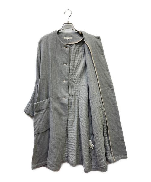 ADIEU TRISTESSE（アデュートリステス）ADIEU TRISTESSE (アデュートリステス) コート ライトグレー サイズ:38の古着・服飾アイテム