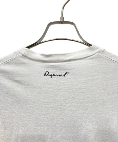DSQUARED2（ディースクエアード）DSQUARED2 (ディースクエアード) Tシャツ ホワイト サイズ:Lの古着・服飾アイテム