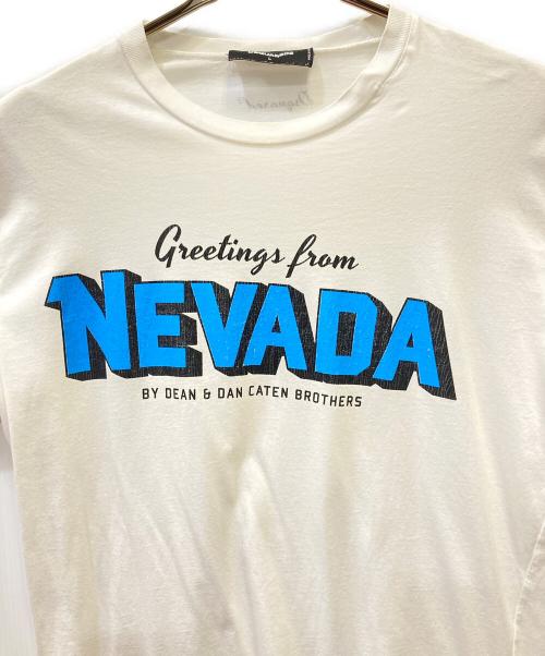 DSQUARED2（ディースクエアード）DSQUARED2 (ディースクエアード) Tシャツ ホワイト サイズ:Lの古着・服飾アイテム