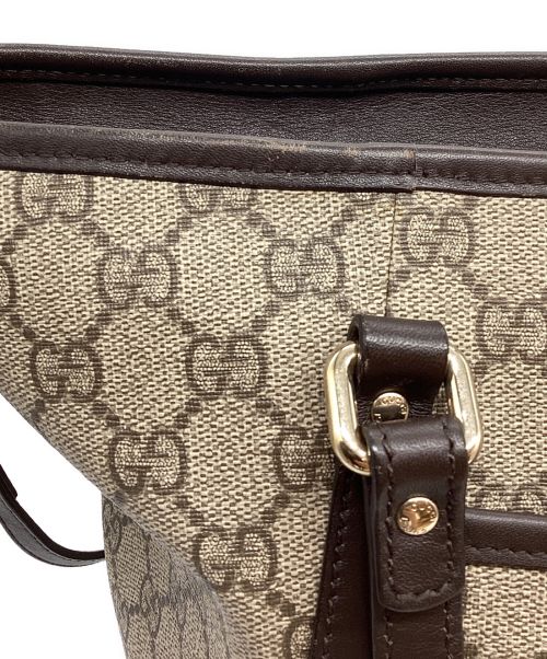 GUCCI（グッチ）GUCCI (グッチ) 2WAYトートバッグ ベージュの古着・服飾アイテム