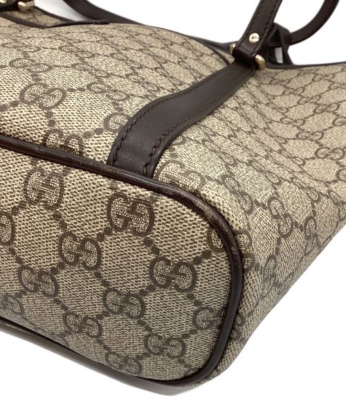 GUCCI（グッチ）GUCCI (グッチ) 2WAYトートバッグ ベージュの古着・服飾アイテム