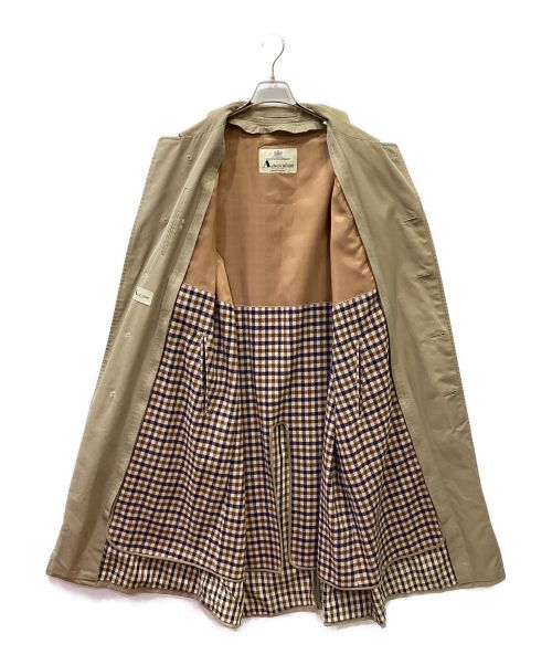 Aquascutum（アクアスキュータム）Aquascutum (アクアスキュータム) ライナー付比翼コート ベージュ サイズ:Ⅼの古着・服飾アイテム