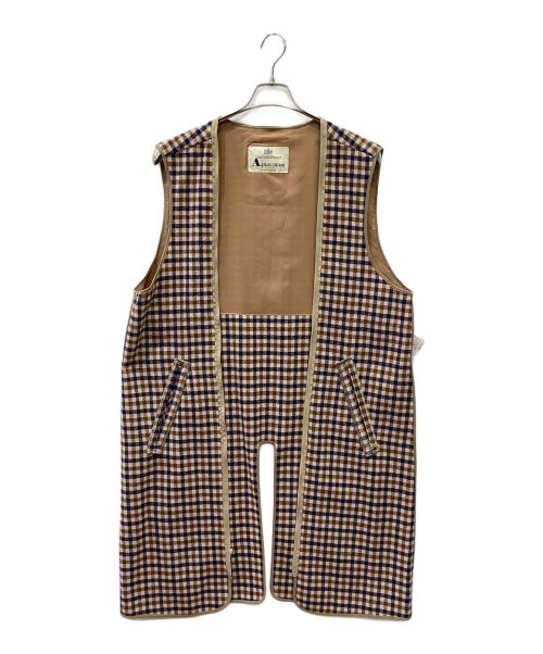 Aquascutum（アクアスキュータム）Aquascutum (アクアスキュータム) ライナー付比翼コート ベージュ サイズ:Ⅼの古着・服飾アイテム