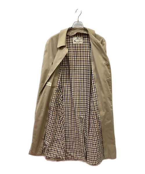 Aquascutum（アクアスキュータム）Aquascutum (アクアスキュータム) ライナー付比翼コート ベージュ サイズ:Ⅼの古着・服飾アイテム