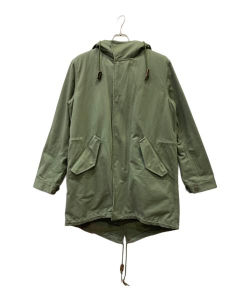 FRED PERRY（フレッドペリー）FRED PERRY (フレッドペリー) ライナー付モッズコート グリーン×ボルドー サイズ:Lの古着・服飾アイテム