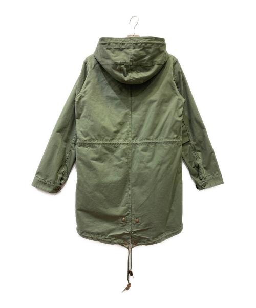 FRED PERRY（フレッドペリー）FRED PERRY (フレッドペリー) ライナー付モッズコート グリーン×ボルドー サイズ:Lの古着・服飾アイテム