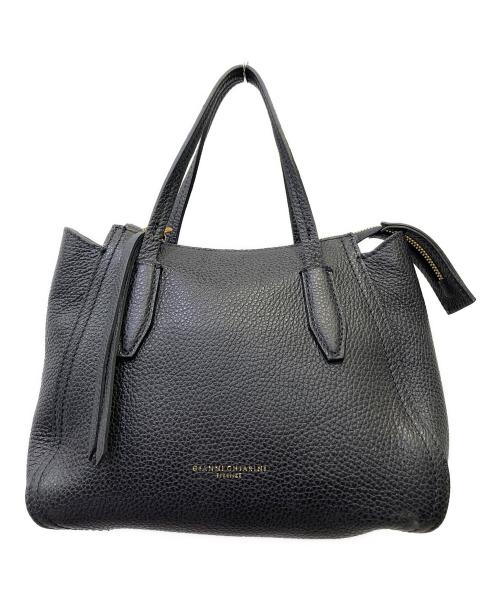GIANNI CHIARINI（ジャンニ キアリーニ）GIANNI CHIARINI (ジャンニ キアリーニ) 2WAYバッグ ブラックの古着・服飾アイテム