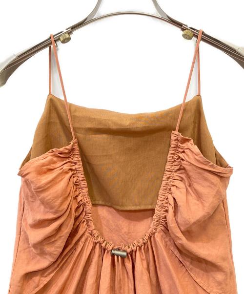 FRAMeWORK（フレームワーク）FRAMeWORK (フレームワーク) ベアトップキャミソールワンピース ピンク サイズ:36 未使用品の古着・服飾アイテム