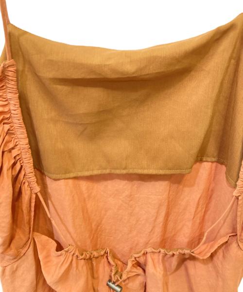 FRAMeWORK（フレームワーク）FRAMeWORK (フレームワーク) ベアトップキャミソールワンピース ピンク サイズ:36 未使用品の古着・服飾アイテム