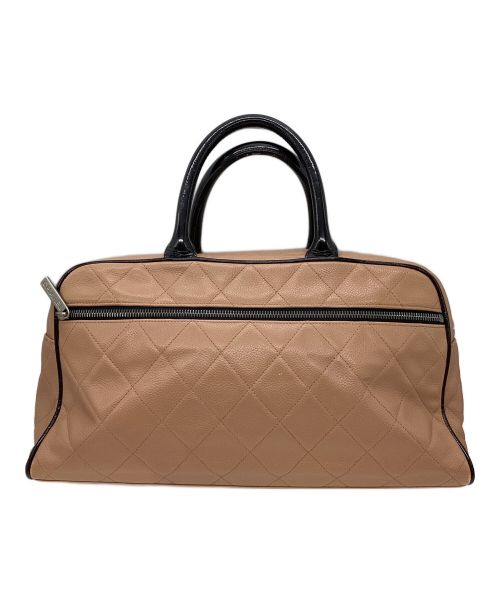 CHANEL（シャネル）CHANEL (シャネル) マトラッセ　ミニボストンバッグ ベージュの古着・服飾アイテム