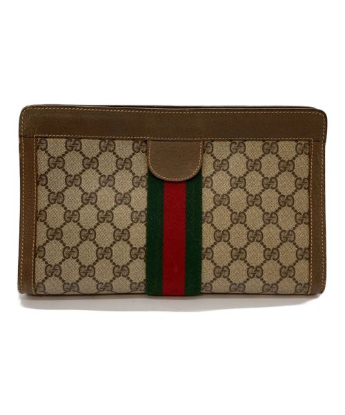 GUCCI（グッチ）GUCCI (グッチ) OLD　GUCCI シェリーライン セカンドバッグの古着・服飾アイテム