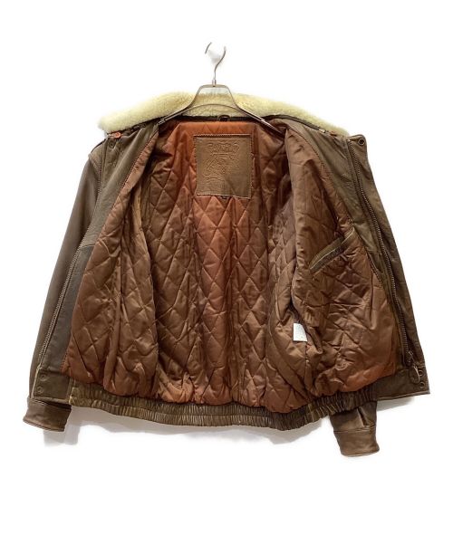 unknown（アンノーン）unknown (アンノウン) フライトジャケット ブラウン サイズ:Lの古着・服飾アイテム
