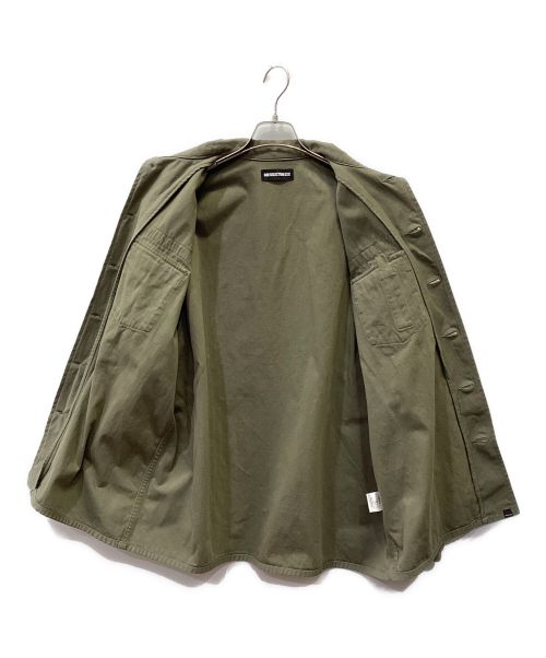 GOD SELECTION XXX（ゴッドセレクショントリプルエックス）GOD SELECTION XXX (ゴッドセレクショントリプルエックス) ミリタリージャケット オリーブ サイズ:Lの古着・服飾アイテム