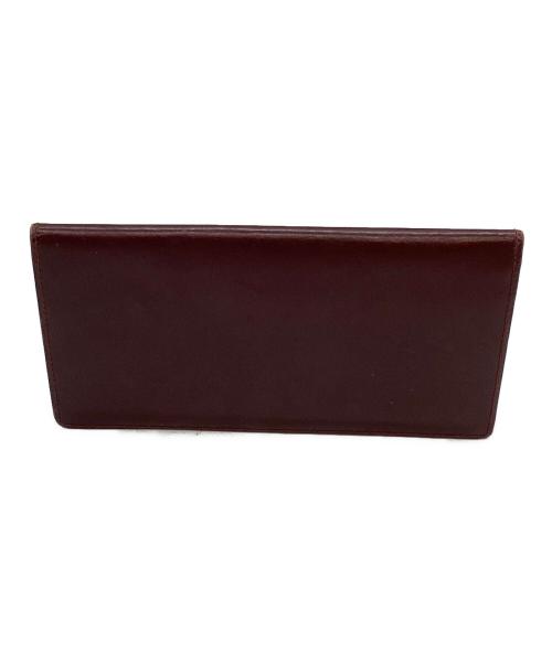 Cartier（カルティエ）Cartier (カルティエ) 札入れ ボルドーの古着・服飾アイテム