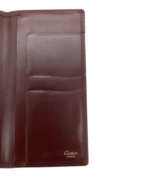 Cartier（カルティエ）Cartier (カルティエ) 札入れ ボルドーの古着・服飾アイテム