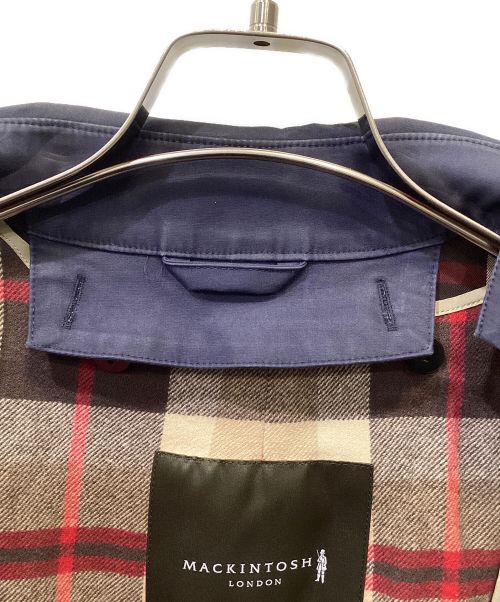 MACKINTOSH LONDON（マッキントッシュ ロンドン）MACKINTOSH LONDON (マッキントッシュ ロンドン) ステンカラートレンチコート ネイビー サイズ:M 　　　　　の古着・服飾アイテム