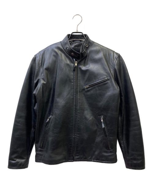 Liugoo Leathers（リューグーレザーズ）Liugoo Leathers (リューグーレザーズ) レザージャケット ブラック サイズ:Mの古着・服飾アイテム