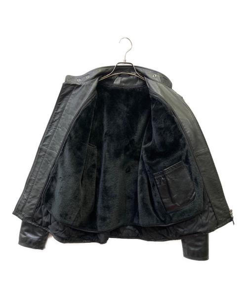 Liugoo Leathers（リューグーレザーズ）Liugoo Leathers (リューグーレザーズ) レザージャケット ブラック サイズ:Mの古着・服飾アイテム