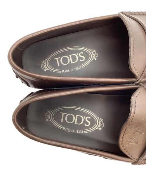 TOD'S（トッズ）TOD'S (トッズ) ドライビングシューズ ブラウン サイズ:5　1/2の古着・服飾アイテム