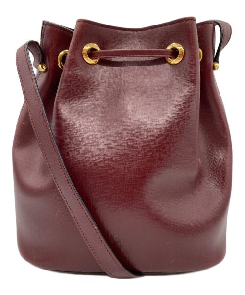 Cartier（カルティエ）Cartier (カルティエ) ショルダーバッグ ボルドーの古着・服飾アイテム