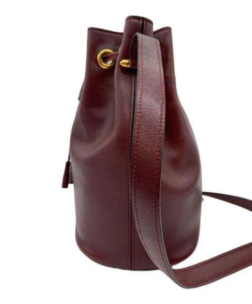 Cartier（カルティエ）Cartier (カルティエ) ショルダーバッグ ボルドーの古着・服飾アイテム