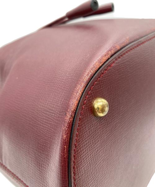 Cartier（カルティエ）Cartier (カルティエ) ショルダーバッグ ボルドーの古着・服飾アイテム