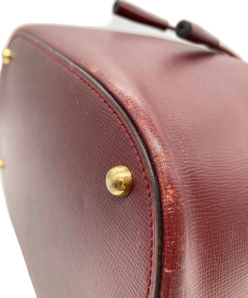 Cartier（カルティエ）Cartier (カルティエ) ショルダーバッグ ボルドーの古着・服飾アイテム