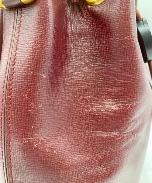 Cartier（カルティエ）Cartier (カルティエ) ショルダーバッグ ボルドーの古着・服飾アイテム