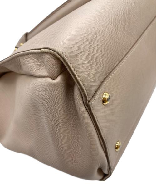 Salvatore Ferragamo（サルヴァトーレ フェラガモ）Salvatore Ferragamo (サルヴァトーレ フェラガモ) ガンチーニレザーハンドバッグ ピンクの古着・服飾アイテム