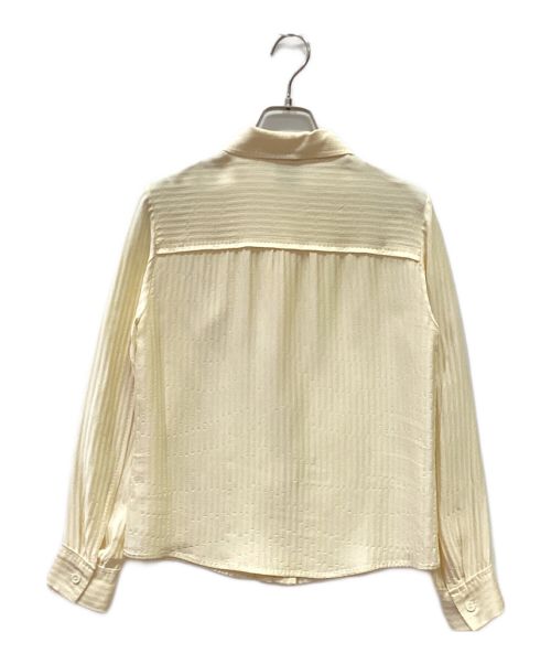 LOUIS VUITTON（ルイ ヴィトン）LOUIS VUITTON (ルイ ヴィトン) シルクシャツ ベージュ サイズ:34の古着・服飾アイテム