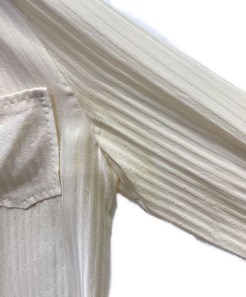 LOUIS VUITTON（ルイ ヴィトン）LOUIS VUITTON (ルイ ヴィトン) シルクシャツ ベージュ サイズ:34の古着・服飾アイテム