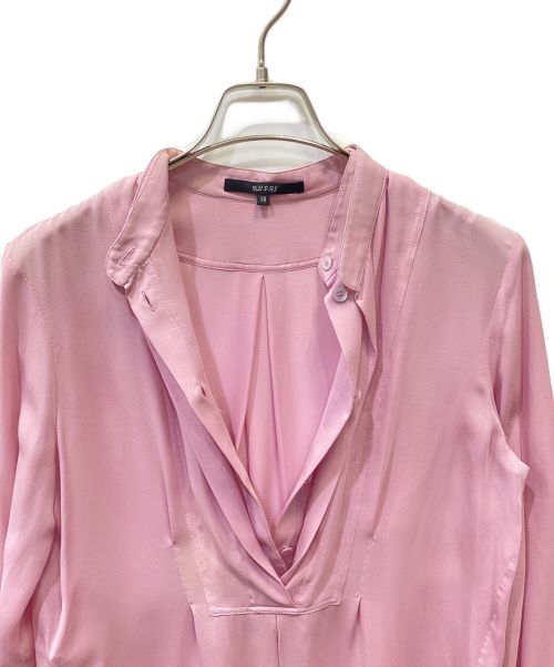 GUCCI（グッチ）GUCCI (グッチ) シルクシャツ ピンク サイズ:38の古着・服飾アイテム
