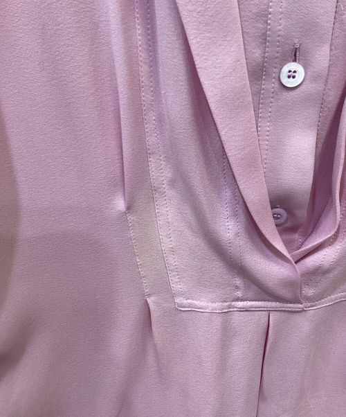 GUCCI（グッチ）GUCCI (グッチ) シルクシャツ ピンク サイズ:38の古着・服飾アイテム