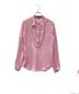 GUCCI（グッチ）の古着「シルクシャツ」｜ピンク