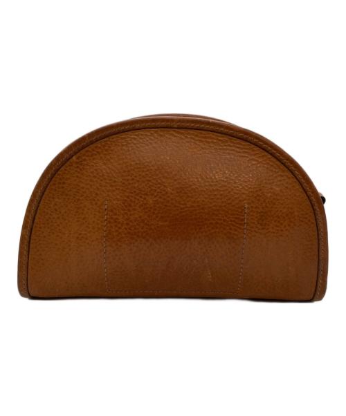 POLO RALPH LAUREN（ポロ・ラルフローレン）POLO RALPH LAUREN (ポロ・ラルフローレン) レザークロスボディバッグ ブラウンの古着・服飾アイテム