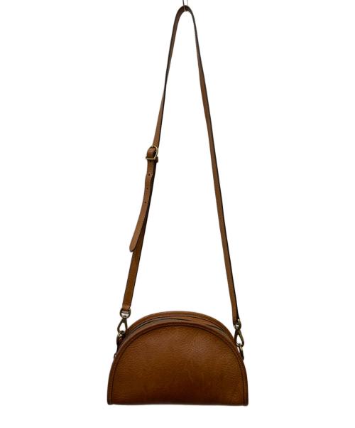 POLO RALPH LAUREN（ポロ・ラルフローレン）POLO RALPH LAUREN (ポロ・ラルフローレン) レザークロスボディバッグ ブラウンの古着・服飾アイテム