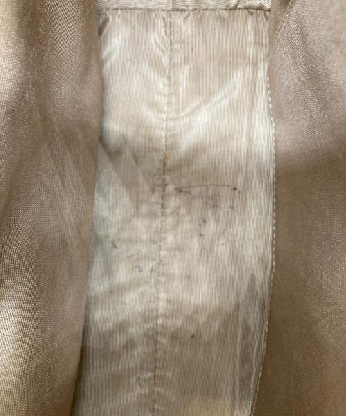 BURBERRY（バーバリー）BURBERRY (バーバリー) ハンドバッグ レッド×ベージュの古着・服飾アイテム