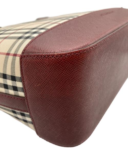 BURBERRY（バーバリー）BURBERRY (バーバリー) トートバッグ ブラウン×ベージュの古着・服飾アイテム