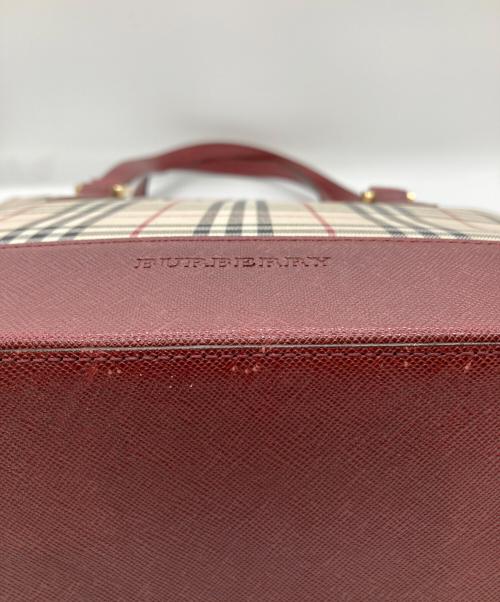 BURBERRY（バーバリー）BURBERRY (バーバリー) トートバッグ ブラウン×ベージュの古着・服飾アイテム