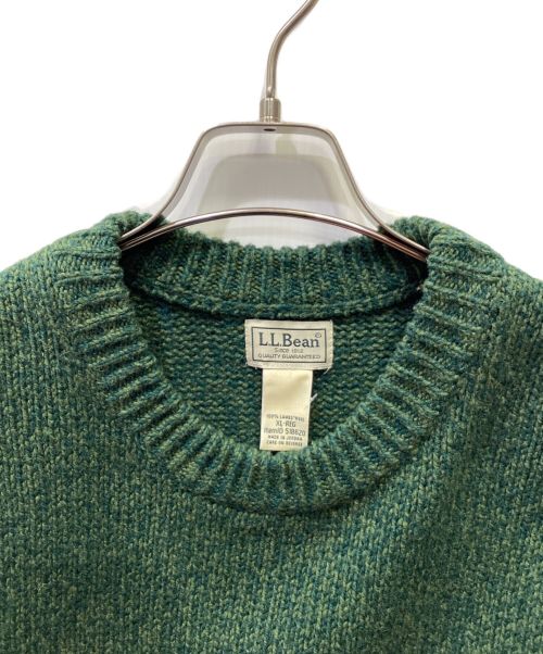 L.L.Bean（エルエルビーン）L.L.Bean (エルエルビーン) ロゴニット グリーン サイズ:XLの古着・服飾アイテム