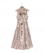 An MILLEアンミール）の古着「ノースリーブワンピース」｜ピンク